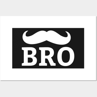 bro moustache - Gift idea for the mustache month Posters and Art